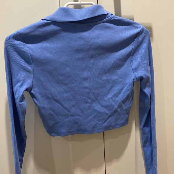 Brand new Zara cropped collared long sleeve. - Picture 3 of 3